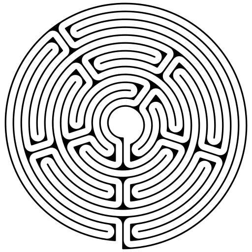 uncolored Fantaf Labyrinth
